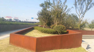 凉州耐候钢挡土墙
